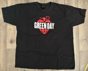 Vintage T-shirt Green Day American Idiot Band Tee 2004 Rock Punk Cinder Block XL