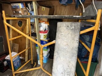 Portable wheel scaffold