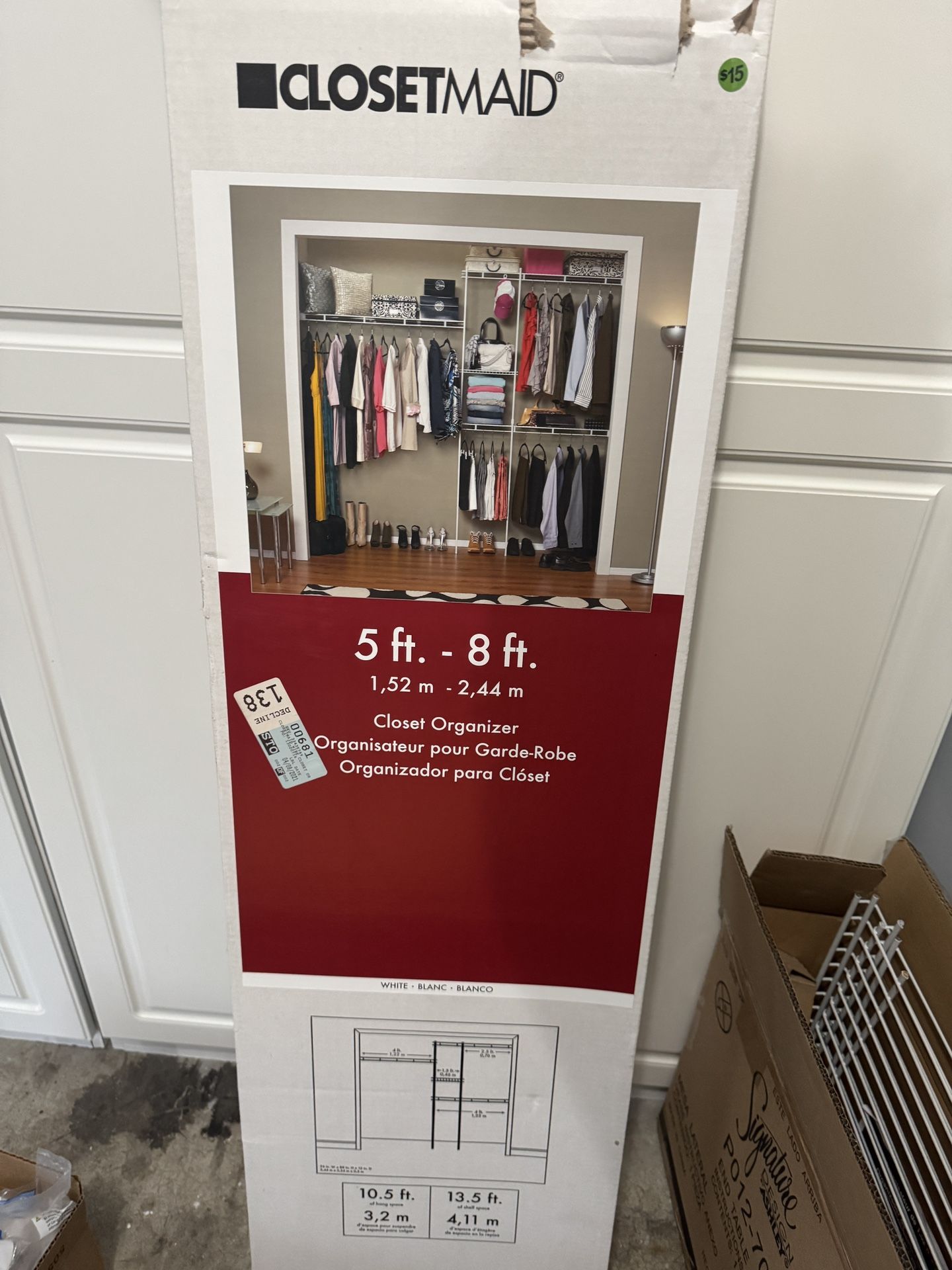 ClosetMaid Metal Closet Organizer 