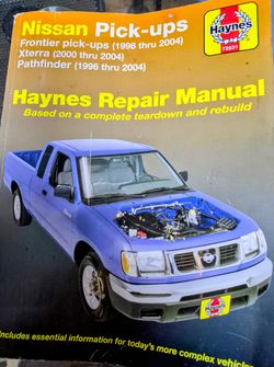 Haynes Repair Manual Nissan Pick-ups Frontier Xterra Pathfinder