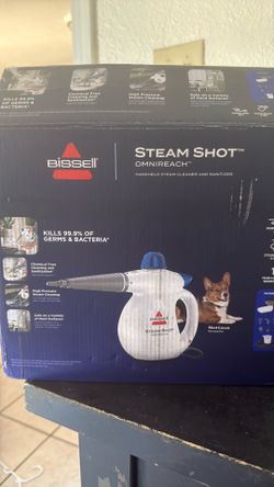 BISSELL steam shot Omni reach handheld steam cleaner/sanitizer