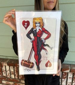 Harley Quinn Print | SIGNED by Artist Billy Tucci