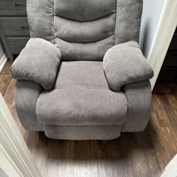 Grey recliner 