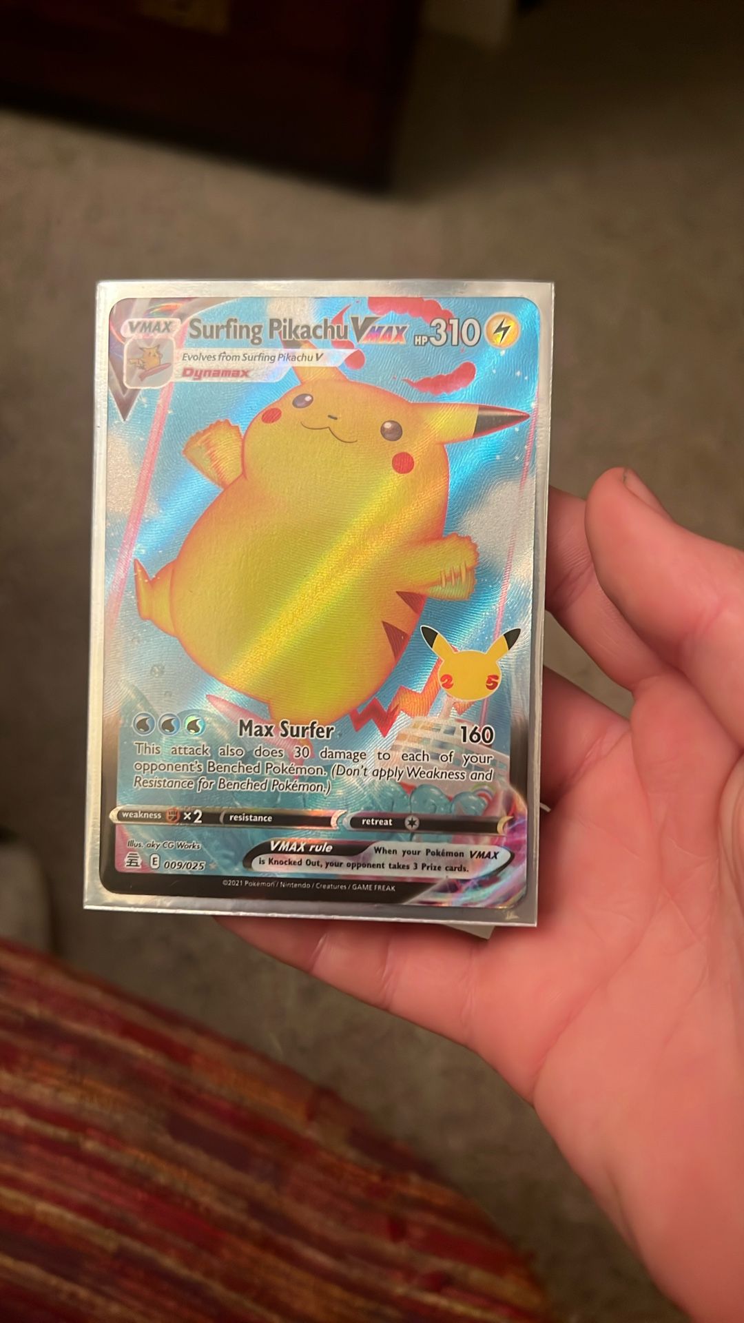 Limited Edition, Surfing Pikachu Vmax