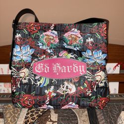 Ed Hardy Large Tote Bag Set