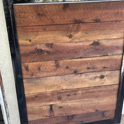 Metal & wood door