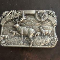 Vintage Elks Lodge Belt Buckle