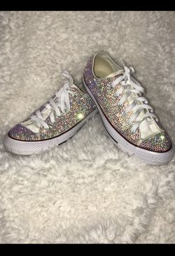 All AB rhinestones converse SIZE 9