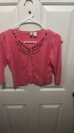 Vintage Old Navy Girls Knit Sweater Large Cropped