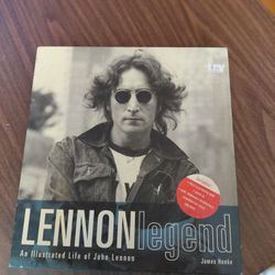 VINTAGE BOOK "Lennon Legend" By James Henke Full Of Inserts Beatles John Lennon