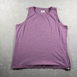 Pact Blue Lapis Softspun High Neck Sleeveless Tank Top Women's XL Purple #3A