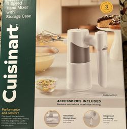 Cuisinart 5 - Speed Hand Mixer With Storage Case