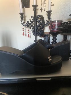 studded goth platforms 