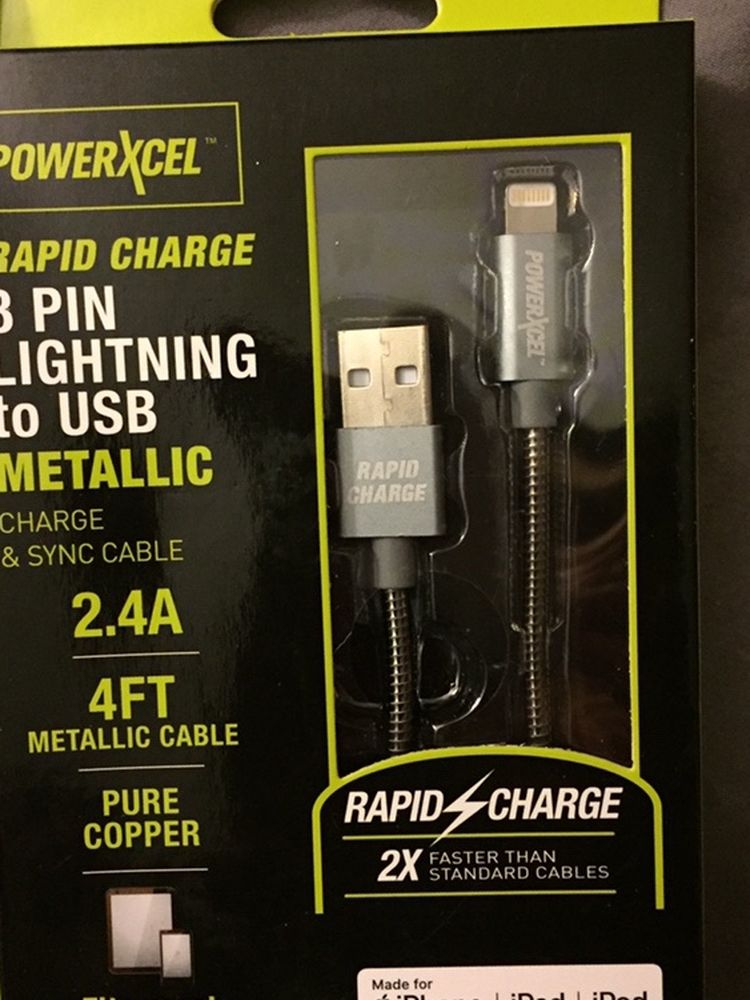 Rapid Charge 8 Pin Lighting To Usb