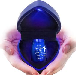 Small Keepsake Urns for Human or Pet Ashes - Mini, Tiny Heart Shaped Case