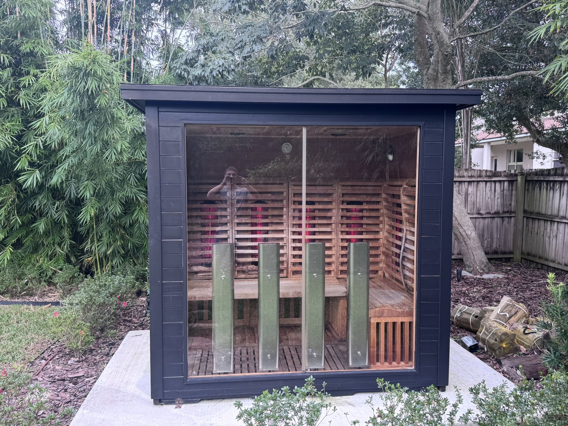 Sun Home Luminar™ Outdoor 5-Person Full Spectrum Infrared Sauna