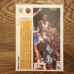 Micheal Jordan Basketball Card, 91-92 
