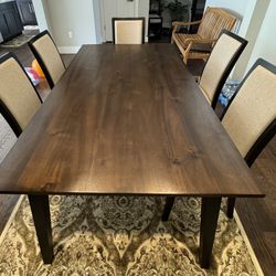 Dining Table Set With 6 Chairs