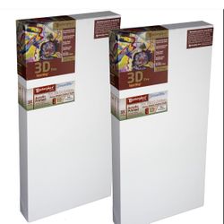MASTERPIECE Z2DS-4669 3D Pro 2.5" Deep Sausalito Heavy Weight and Texture 14 oz Cotton Stretched Canvas 46" x 69