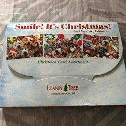 Smile! It’s Christmas, 20 Card  Assortment - Leanin’ Tree, NEW