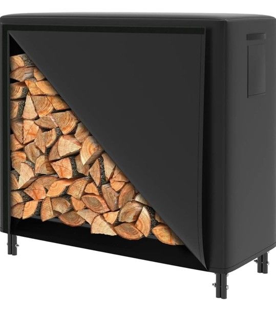 Stormann 4ft Firewood Log Rack with Oxford Fabric Cover