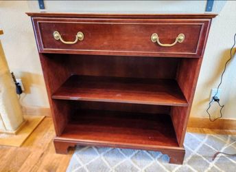 Chest or Book Shelf With Drawer And 2 Shelf. 38H 36W 16D