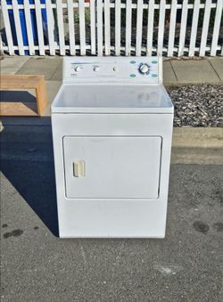 Clean Simple Frigidaire GAS Dryer Delivery and install for fee Cities in ad with warranty