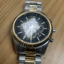 MICHAEL KORS Oversized Lexington Two-Tone Watch