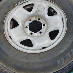 Toyota Or Chevy 6 Lug Rims And Tires 