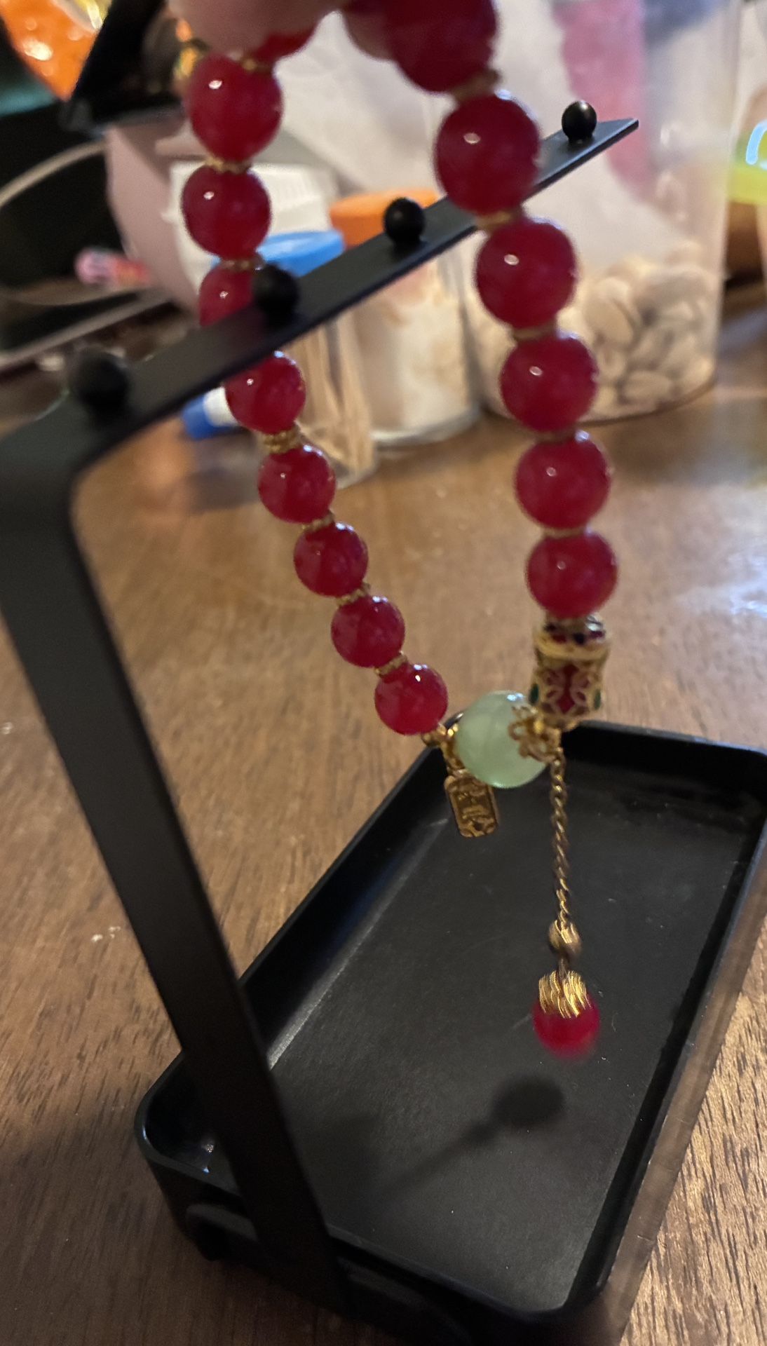 Red bead Chinese Bracelet