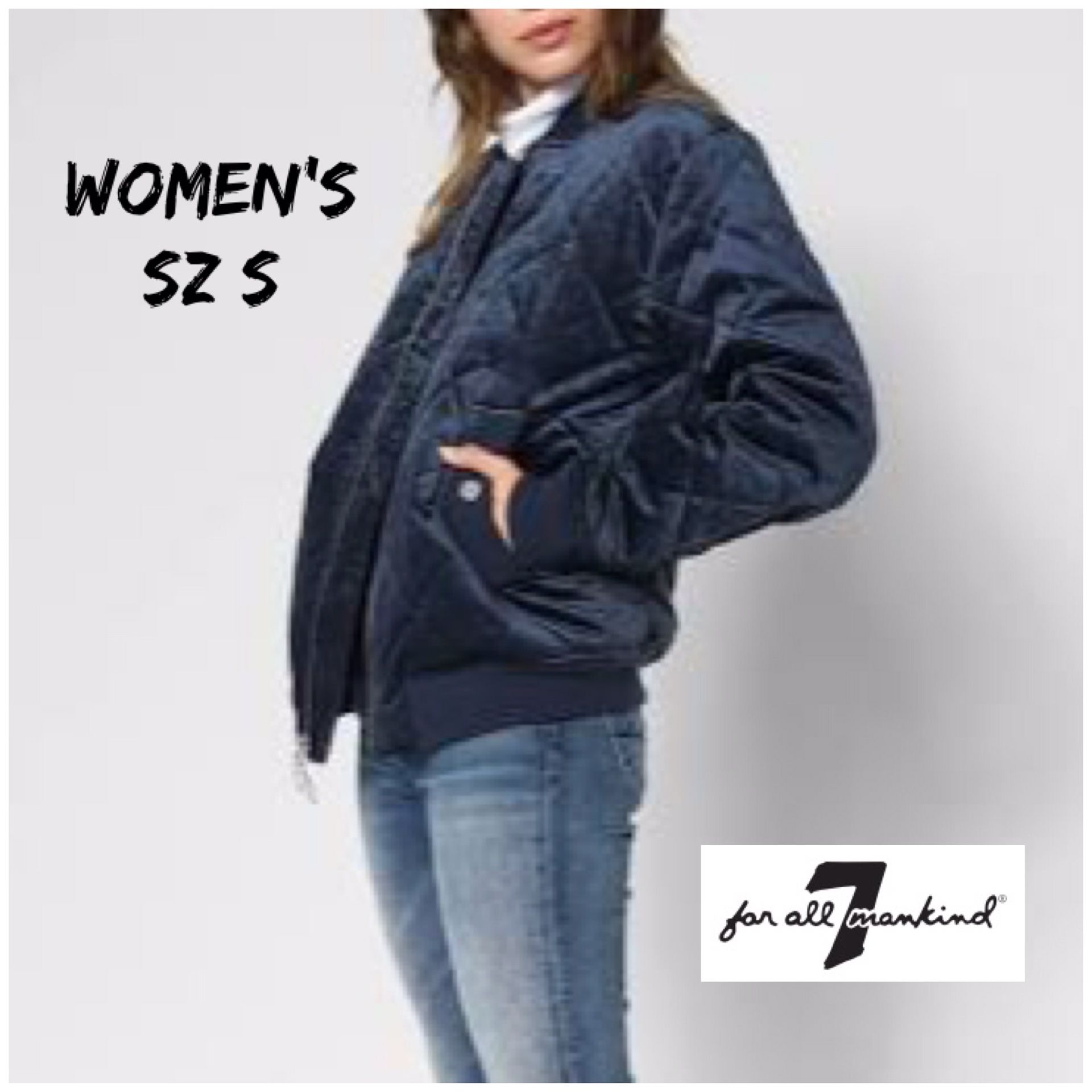 Final Sale NWT Women's 7 For all mankind Jacket