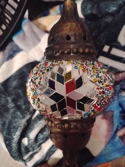 Rustic Mosaic lamp