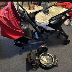 Orbit Baby Set G3 With Extender For Double Stroller $625