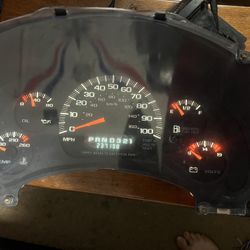 2001-03 Chevy Express Van 2(contact info removed) Instrument Cluster Gauge Speedometer 237k