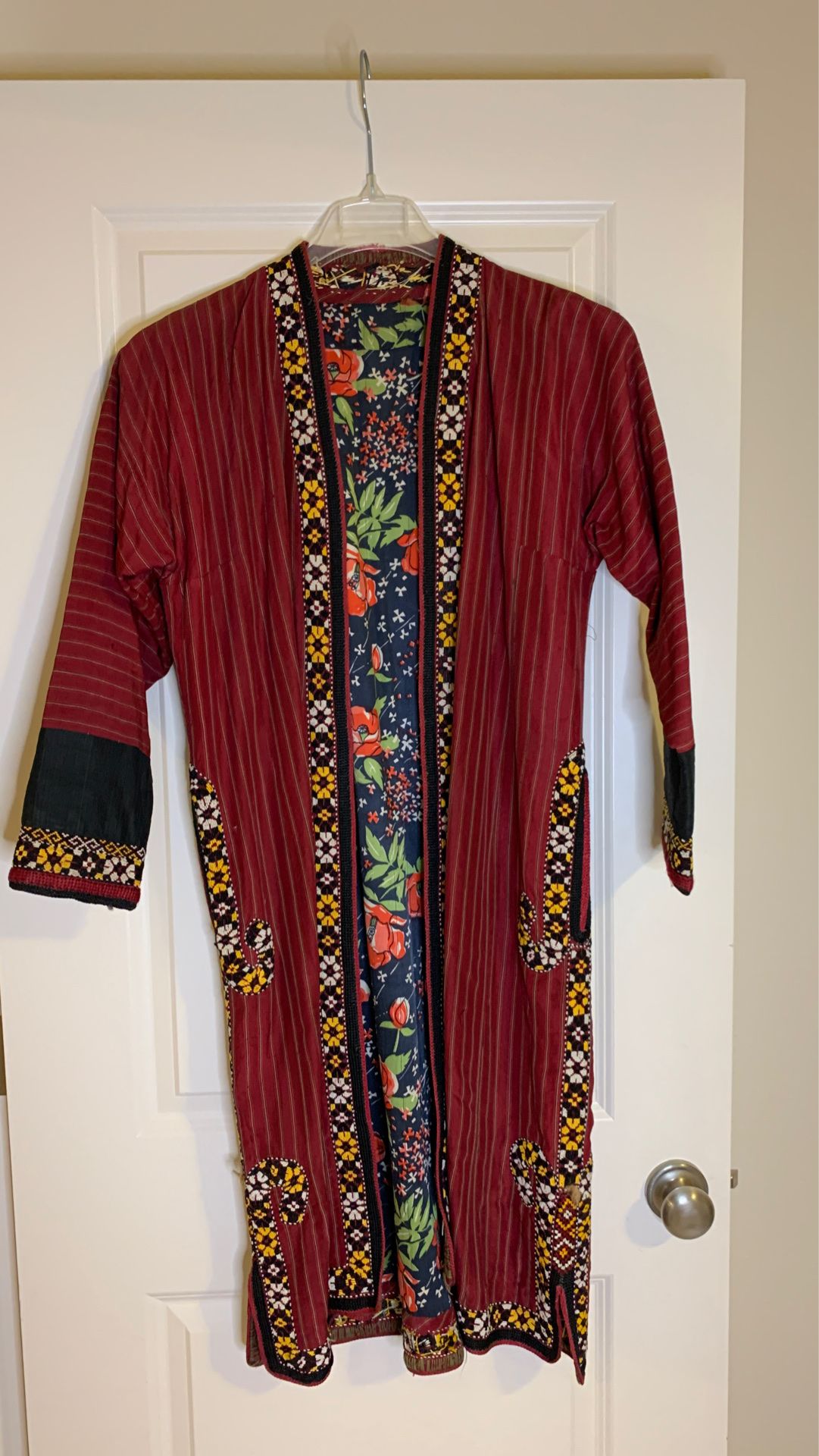 Custom, hand made unisex Baluch robe jacket