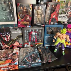 Sh figuarts, Mafex, Mezco figures