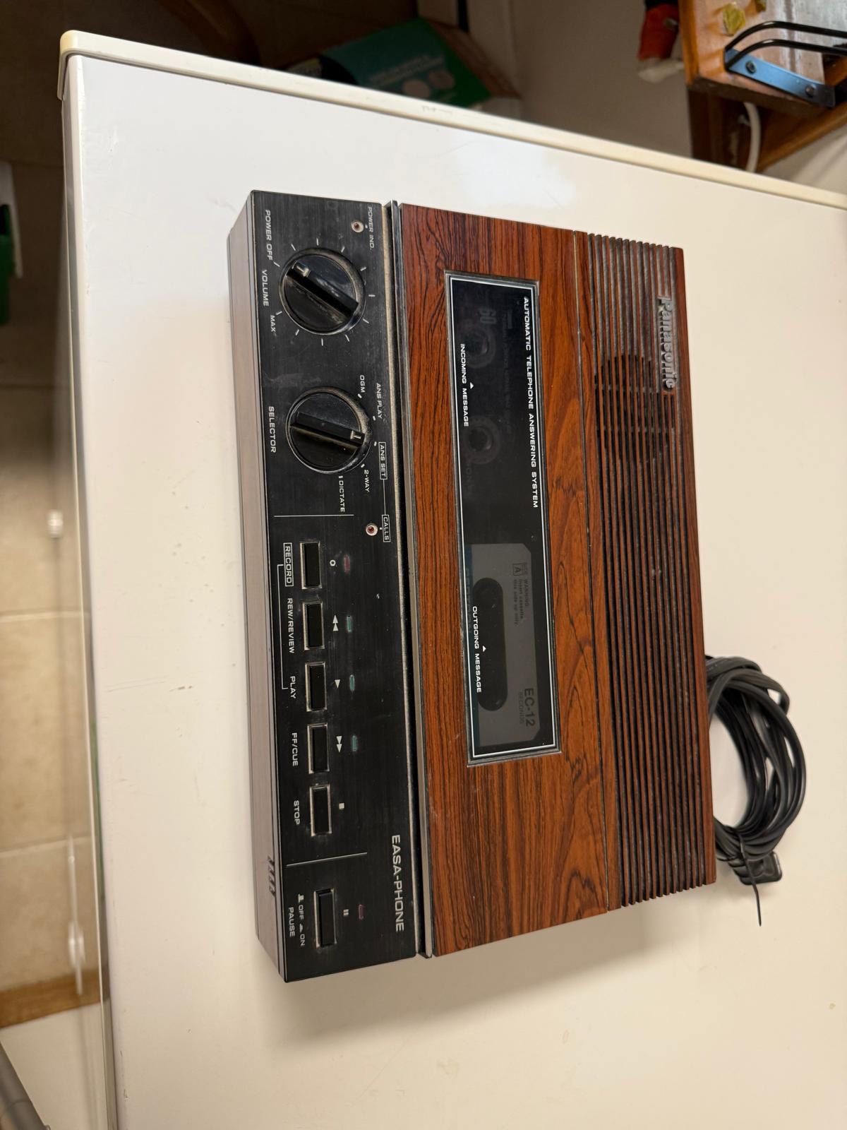 VTG Panasonic ESAA-PHONE Answering Machine Great Shape