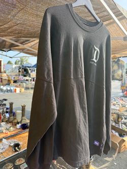 Disney black on black long sleeve shirt mens xl