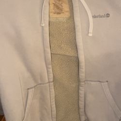 Timberland: Hoodie- Tan, Lined Like New 2xl