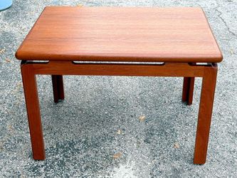 Vintage Teak "Floating top" Side Table
