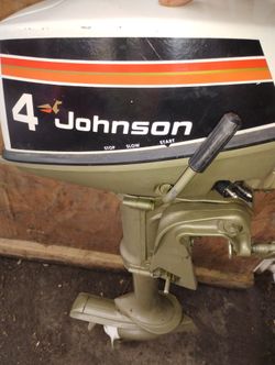 1975 Johnson 4 Hp Outboard Motor