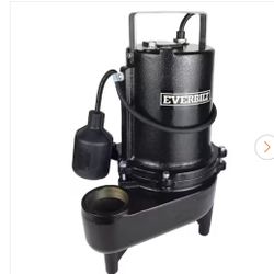 Everbilt 3/4 HP Sewage Ejector Pump