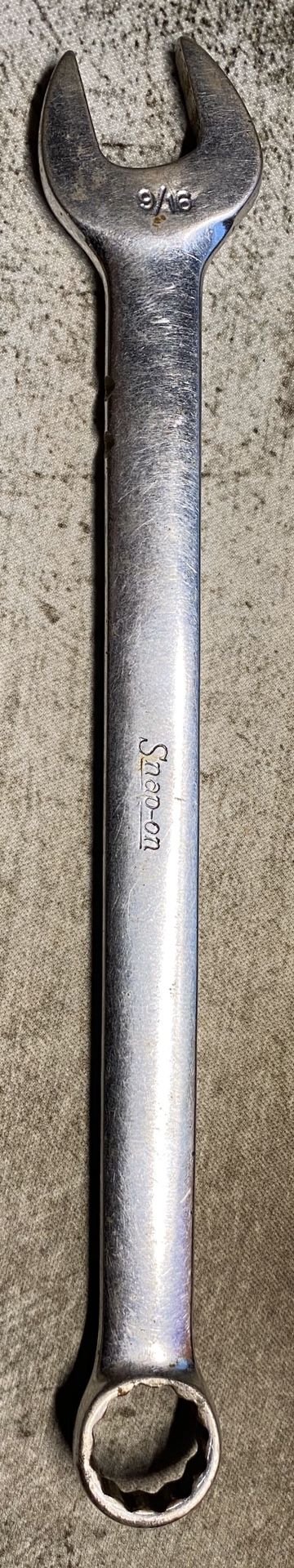 Snap on OEX18 9/16” combination wrench, 8” long