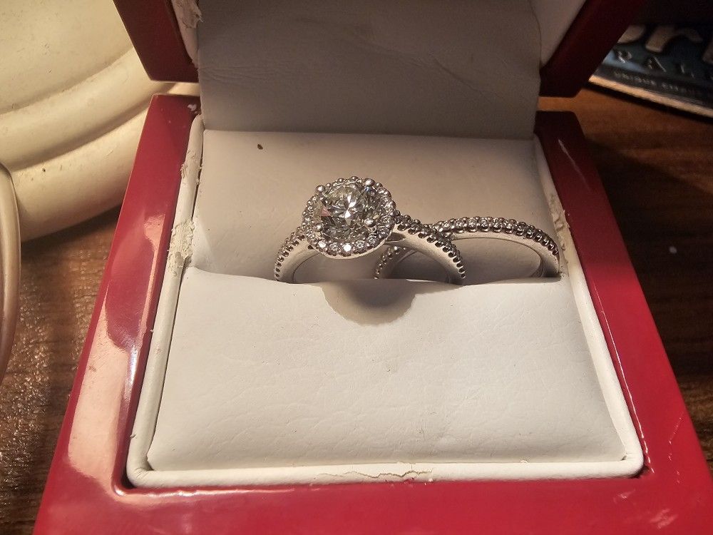 Platinum Diamond Engagement & Wedding Ring Set – 1.00ct IGI – $2,250 Set or Individually Priced