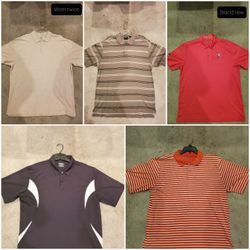 Various Golf Shirts