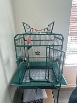 Sturdy bird parrot cage