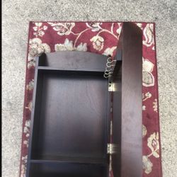 Harvey Wall mail organizer and key hooks