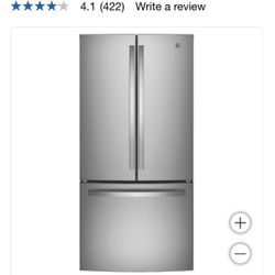 GE 24.7 cu. ft. French Door Refrigerator with LED Lighting & Internal Water Dispenser 