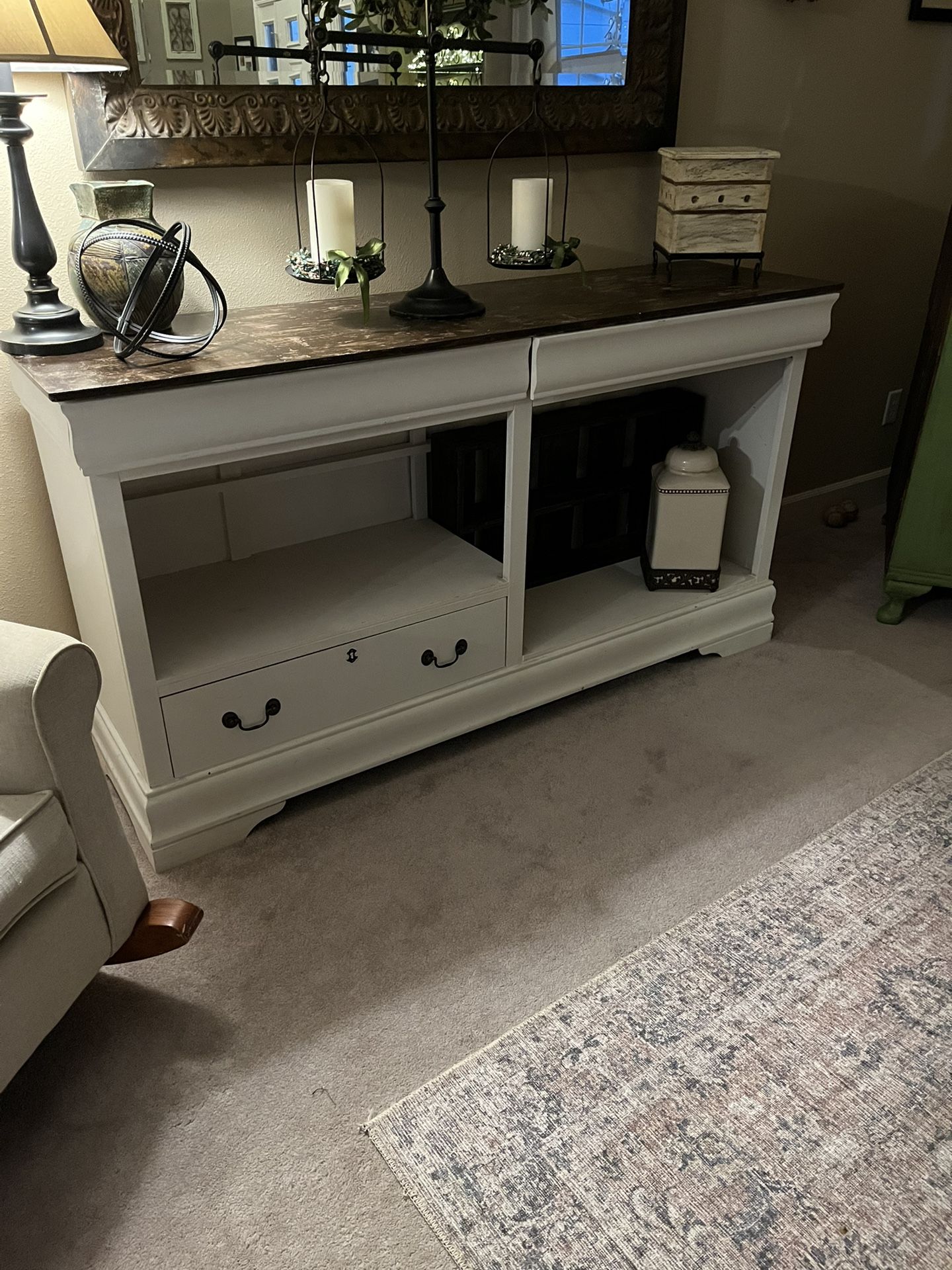 Console Table, Sideboard, Buffet, Decorative Hutch