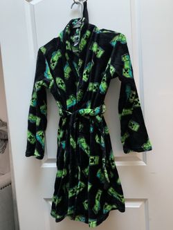 Minecraft Fleece Robe Kids Large 